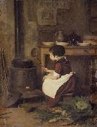 Pierre Edouard Frere Little Cook Sweden oil painting artist